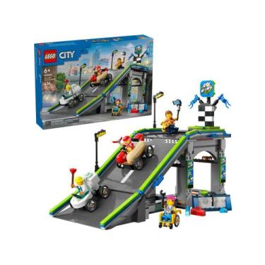 Imagem de LEGO Sem Limites: Pista de Rampa para Carros de  - Corrida 60460 436 P