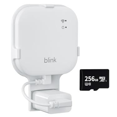 Imagem de Gresur Cartão Microsd De 256 Gb Para Blink Sync Module Xr, Com Suporte De Parede Para Tomada E Cabo Curto De Fácil Montagem Para A Nova Câmera De Segurança Doméstica Interna E Externa Blink (Sync Mo