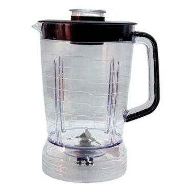 Imagem de Copo Liquidificador P/ Mondial L1000 L1100 L1200 Tampa Preta - Microma