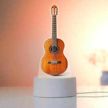 Imagem de Luminária colorida Led UV - Violão, musica