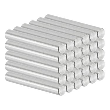 Imagem de PATIKIL Pino de cavilha de aço inoxidável de 4 mm x 30 mm, 30 peças de aço inoxidável 304 pinos de prateleira, suporte de haste, elementos de fixação de metal para prateleiras, componente de fixação