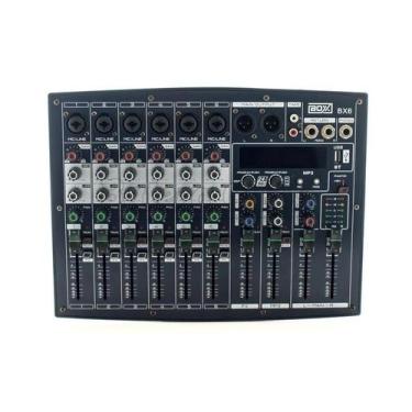 Imagem de Mesa de Som Boxx BX6 com 6 Canais, Bluetooth, USB, MP3, Rec, FX e Inte