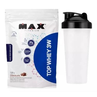 Imagem de Top Whey 3w Mais Performance Refil (1800g) Max Titanium + Co