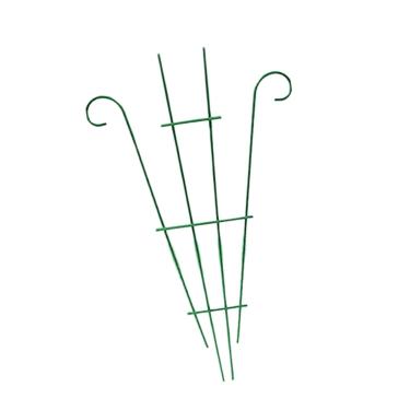 Imagem de Ioensy Treliça de ferro decorativa multifuncional prática para plantas trepadeiras suporte para flores em ambientes internos e externos, Verde