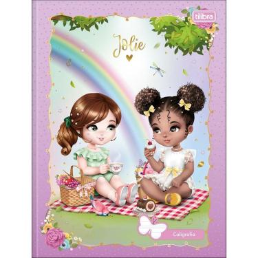 Imagem de Caderno De Caligrafia Brochura Tilibra Jolie - 40 Folhas Lilás