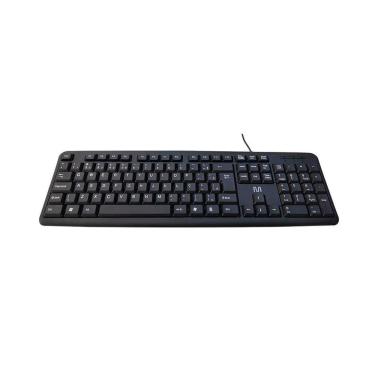 Imagem de Teclado Com Fio Slim Com Cabo De 150cm Preto Tc065