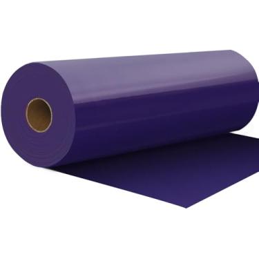 Imagem de FUNKAKA Rolos De Vinil Transferência Térmica Htv Roxo, 30,5 Cm X 21,2 M, Brilhante, Para Camisetas, Adesivo Todas As Máquinas Corte, Fácil Cortar E Com Design Remoção Ervas Daninhas
