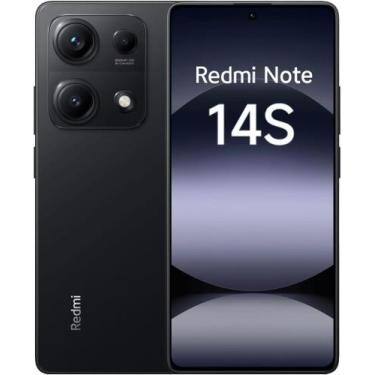 Imagem de Celular Xiaomi Redmi Note 14S 258GB / 8GB de RAM, Preto, Camera 200 Mp
