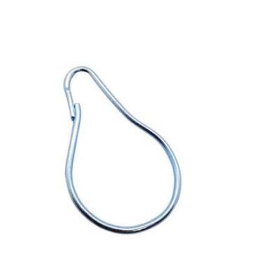 Imagem de  25 unidades gancho pêra para cortina provador loja reforçado   - teli