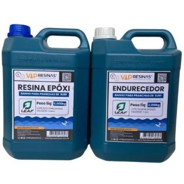 Imagem de RESINA PARA BANHO DE PRANCHAS DE SURF - 7,25kg - Vip Resinas