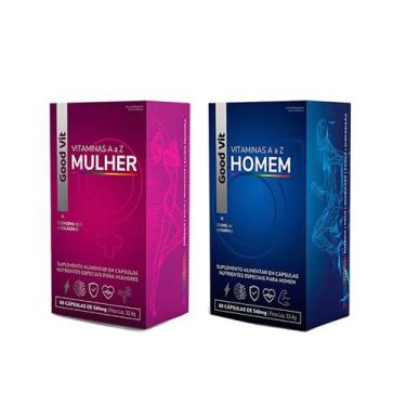 Imagem de Kit Vitaminas A-z Homem + Mulher Vitaminas A-z Good Vit