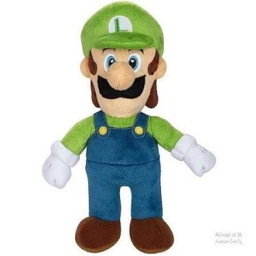 Imagem de Pelúcia Luigi Super Mario Nintendo Boneco Pelúcia 26cm