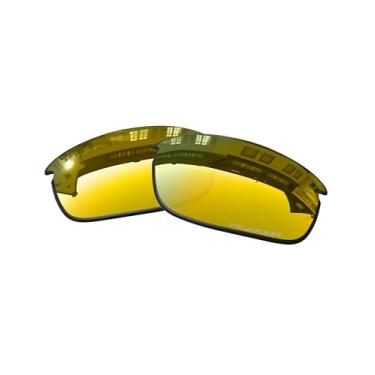 Imagem de Lentes de substituição OOWLIT compatíveis com óculos de sol Oakley Flak Jacket, 24k Combine8™ Polarized, One Size