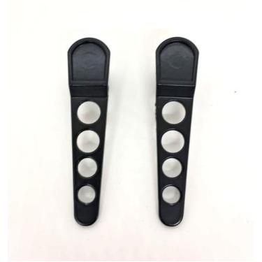 Imagem de Par de Maçanetas internas Fusca 1959 a 1970/ Kombi modelo Sport Preta 