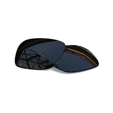 Imagem de Lentes de substituição masculinas SmartVLT para óculos de sol Oakley de borda dupla OO9380 - 12 opções, Black Chrome, One Size