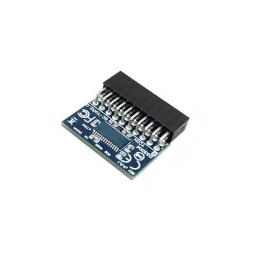 Imagem de HSSDTECH TPM 2.0 Módulo LPC SPI 20 pinos com Infineon SLB9665 para placa mãe Gigabyte GA-H170-Gaming 3, GA-H170-HD3, GA-X150M-PLUS WS, GA-X150M-PRO ECC, GA-X150-PLUS WS Compute Securely Bus Header Key
