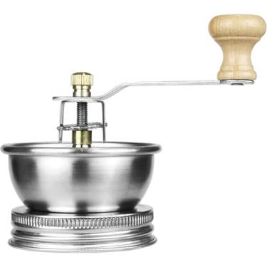 Imagem de 1 moedor de café manual, portátil, pequeno, resistente, de aço inoxidável, armazenável, para uso doméstico.