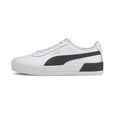 Imagem de PUMA Tênis feminino Carina L, PUMA Branco PUMA Preto PUMA Prata, 38