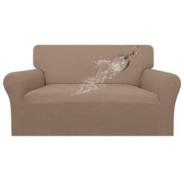 Imagem de Capa de sofá impermeável Loveseat Easy-Going Dual Sofa Camel