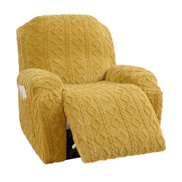 Imagem de Eco-Ancheng Capa reclinável para cadeira reclinável elástica, capa reclinável, 4 peças, capa reclinável Lazyboy, capa reclinável para cadeira reclinável com bolso de armazenamento para sala de estar