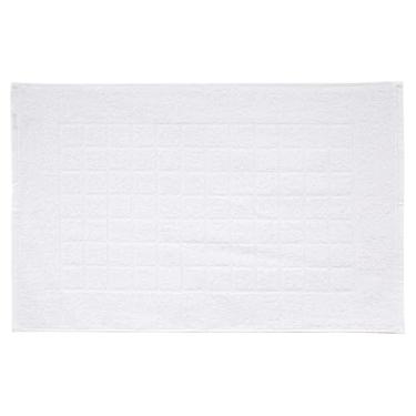 Imagem de Toalha para Piso P/Banheiro Felpudo Dohler - 100% Algodão 45cmx70cm (Branco)