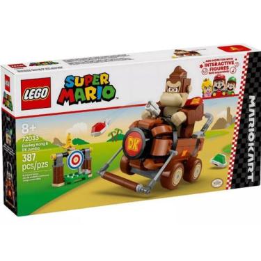 Imagem de Nintendo Super Mario Kart Donkey Kong E Dk Jumbo Lego 72033