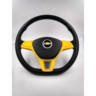 Imagem de Volante Esportivo Amarelo Vectra 2006 Até 2013 Completo - Chevrolet