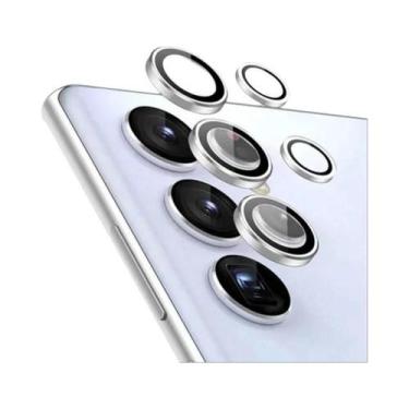 Imagem de Protetor De Tela Traseiro De Vidro Com Tampa De Anel Para Lente Da Câm