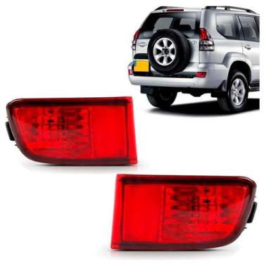 Imagem de Par Refletor Parachoque Traseiro Prado 2003 A 2009 - SP ACESSÓRIOS