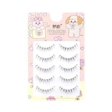 Imagem de Cílios Postiços Naturais Soft Dream Deer 0.14mm Com Base Transparente 