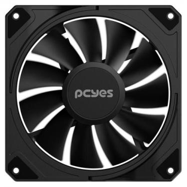 Imagem de Cooler fan para gabinete sangue frio 3 black vulcan 120mm pcyes - fsf3