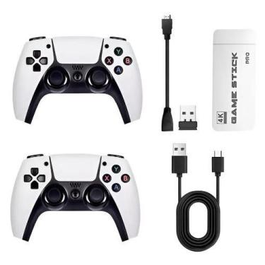 Imagem de Gamestick Retrô M15 Pro 4k, 64gb, , 2 Controles 20 Mil Jogos - Stick m