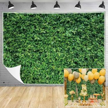 Imagem de 3,7 x 2,4 m, poliéster, primavera, vegetação, folhas, grama, natureza, cenário fotográfico, fundo de grama verde, para aniversário, casamento, safári, dinossauro, decoração de festa de chá de bebê,