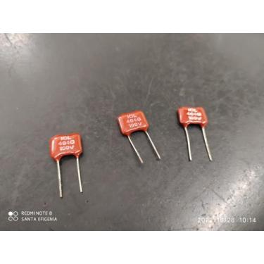 Imagem de 1x Capacitor Mica Prata 464pf/100v 3% Cm2 Icl