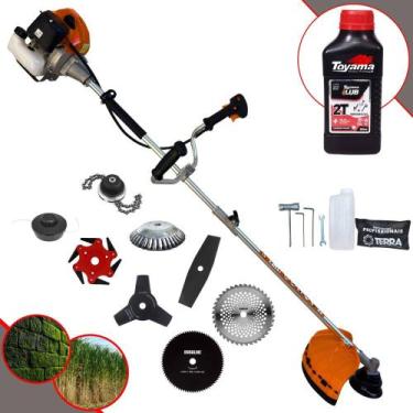 Imagem de Roçadeira Robusta Terra GRHB430 Bi-Partido 43cc 1,7HP 12000rpm Com Car