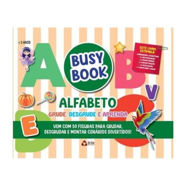 Imagem de Busy Book Alfabeto Grude, Desgrude E Aprenda