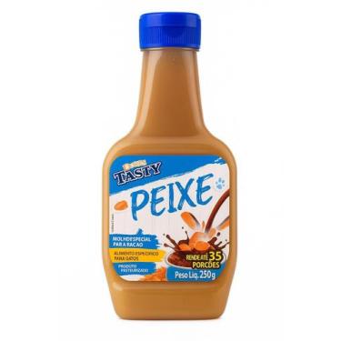 Imagem de Condimento Para Ração De Gatos Tasty Peixe 250G - Mimos Pet