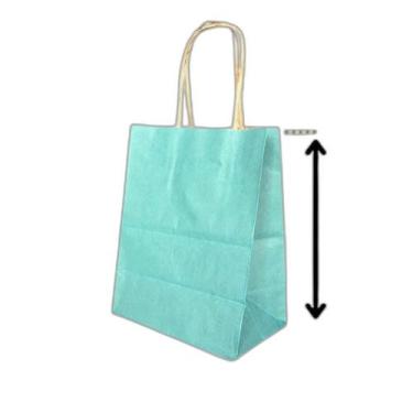 Imagem de 10 Sacola De Papel Kraft Presente Colorida 13,5X8X16Cm - Db