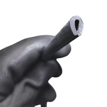 Imagem de Perfil Borracha EPDM Debrum Tipo U 9mm Acabamento 5 Metros - Borrachas