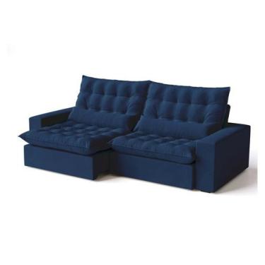 Imagem de Sofá Madri Azul - Buriti Estofados, 2,90