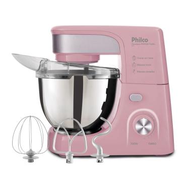 Imagem de Batedeira Planetária Philco PHP500 Turbo Inox Rose 500W