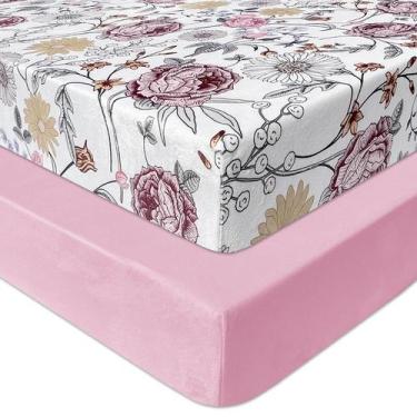 Imagem de Lençóis de berço de microlã AMROSE, 71 x 132 cm, Soft Warm, pacote com