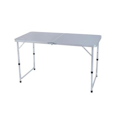 Imagem de Mesa Dobrável Dupla Vira Maleta Alça Camping Pesca Praia Mor