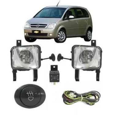 Imagem de Kit Farol de Milha Neblina Chevrolet Meriva 2002 2003 2004 2005 2006 2