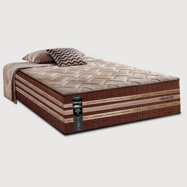 Imagem de Colchão Solteiro Com Espuma Látex 88x188x38 Robust Gel 220 Caramelo Cama Inbox