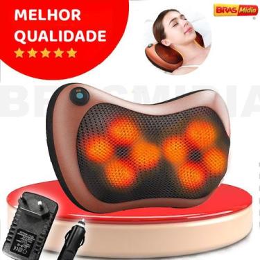 Imagem de Massageador Elétrico De Casa Veicular Shiatsu Lombar Pescoço Pés Relax
