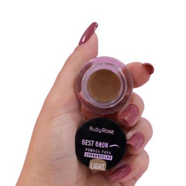 Imagem de Ruby Rose Hb8400 Best Brown Pomada Para Sobrancelha 3,3g Cor medium