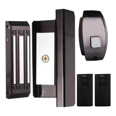 Imagem de Eletroimã Pt Dz M150 Ipec Porta Vidro De Correr 2 Controle Cor Preto -