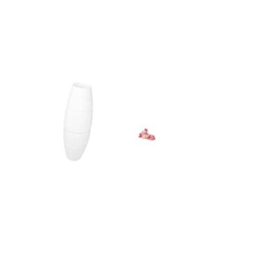 Imagem de Fenteer Abajur de Resina Simples para Chão, com Proteção para Lâmpada de Papel, Estatueta de Cervo Dormindo, Decoração de Mesa, Artesanato, Capa para Quarto,