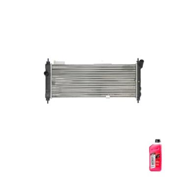 Imagem de Kit Radiador GM Corsa 94/02 8/16V Com Ar + Aditivo Radiador DNK Rosa Concentrado